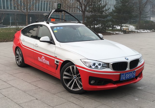 coche autónomo de Baidu